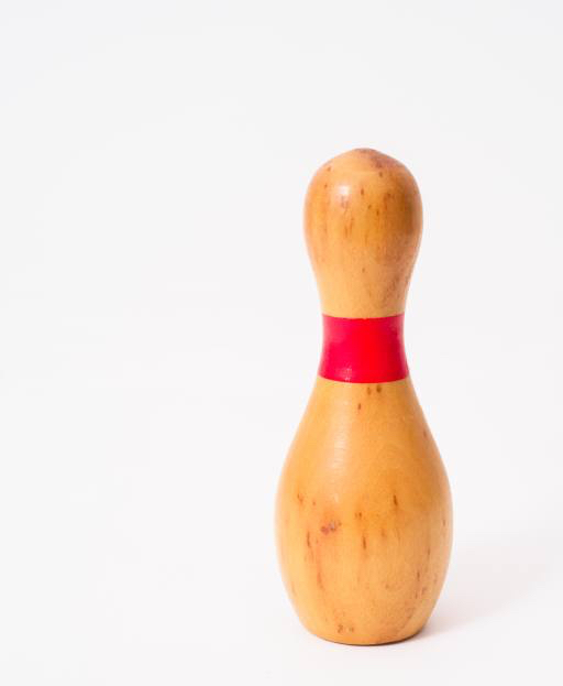 bowling, kaussi, punane, puit, pin George Kroll (Daddiomanottawa)