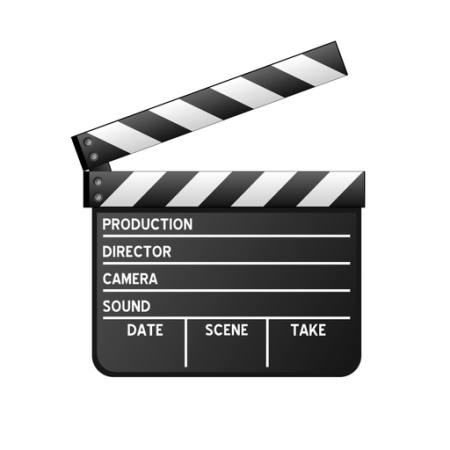 pardal, tootmise, lavastaja, kaamera, kuupäeva, stseen, võta, must, valge Roberto1977 - Dreamstime