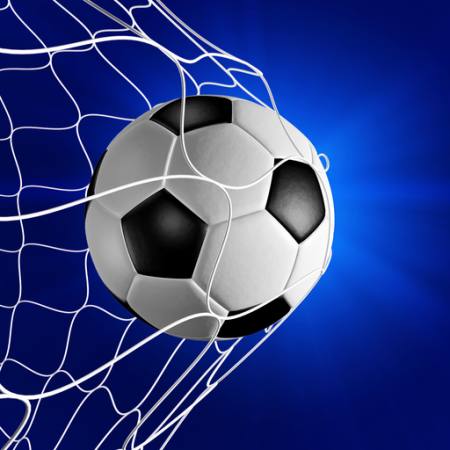 palli, võrgu, sinine, jalgpall Neosiam - Dreamstime