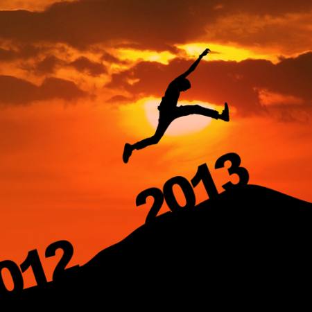 aastas, hüpata, taevas, mees, hüpe, päike, päikeseloojang, uus aasta Ximagination - Dreamstime