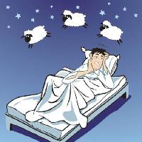 magada, lambad, tähed, voodi, mees Norbert Buchholz - Dreamstime