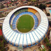 arena jalgpall, roheline, staadion, linna, mängu,  Megumi - Dreamstime